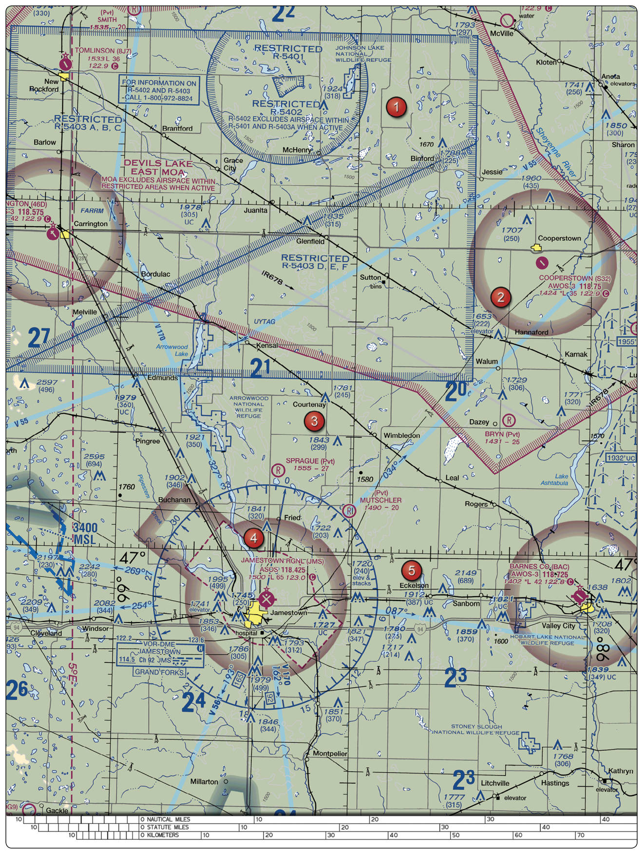 FAA-CT-8080-2H, Figure 26. Sectional Chart Excerpt.